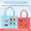 Colgante de Bolso de Playa de Dibujos Animados DIY Accesorios para Bogg Bag Accesorios para Bolso Saudí Colgante de Arcoíris de Verano