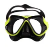 Óculos de Mergulho com Armação Grande Snorkel Lente para Miopia Máscara de Mergulho Silicone Líquido Pvc Óculos de Mergulho Vidro Temperado