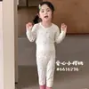 Conjunto de Ropa de Otoño para Bebé Cintura Alta Protección de Barriguita Ropa y Pantalones de Otoño para Bebés Algodón Puro Clase A Ropa Interior Térmica para Niños Estilo Delgado