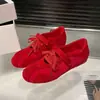 Zapatos Mary Jane Deportivos de Suela Plana Retro 2026 Primavera Nuevo Estilo Coreano Versátiles Tenis con Cordones y Cierres de Velcro