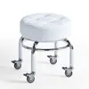 Taburete pequeño con ruedas, taburete bajo, taburete de rodaje silencioso, taburete para caminar para niños, taburete de manicura, taburete de pedicura, taburete para cambiarse de zapatos, herramienta para el cuidado infantil