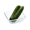 Fenix Cuenco de Cristal Templado Cuenco para Sopa Cuenco para Postre Cuadrado Cuenco para Ensalada de Frutas Vajilla Redonda Resistente al Calor