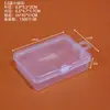 Caja de Plástico Transparente con Candado para Cosméticos, Joyería, Cuentas, Pedrería, Caja de Almacenamiento para Ferretería, Cuentas y Componentes Electrónicos Caja de Embalaje