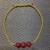 Cuentas de Transferencia Benmingnian Amantes Mismo Estilo Cinabrio Púrpura Cuerda Roja Tejida Pulsera de Mujer Cuerda de Mano Simple para Hombre Cadena para Tobillo