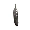 Acessórios de casaco masculino retrô garra de pássaro pena personalidade usar acessórios de casal masculino e feminino Acessórios Pingente de Pena