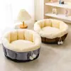 Cama para Gatos Transfronteriza, Cama Cálida de Invierno para Perros, Cama Universal para Gatos para Todas las Estaciones, Cama para Mascotas, Colchón para Perros, Cama para Gatos, Extraíble y Lavable