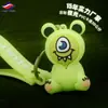 Long Zhiyu Chaveiro Luminoso de Silicone de Borracha Macia Fabricante Físico PVC Borracha Estéreo Criativo Pingente Fluorescente Feito Sob Medida