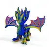 Modelo Creativo de Pequeño Dragón Volador Impreso en 3D Juguete de Pequeño Dragón Volador Articulado Hecho a Mano con Acabado Detallado y Adornos Decorativos