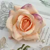 Cabezas de Rosa Simuladas, Flores Simuladas, Decoración de Salón de Bodas, Decoración de Arco, Atracciones Exteriores, Paisajismo, Rosas, Flores Artificiales