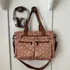 Bolsa Tote de Flores Frescas Transfronteiriça para Mulheres, Nova Bolsa de Ombro de Grande Capacidade para o Verão de 2026, Bolsa Transversal Versátil