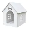 Casa para perro de exterior adecuada para todas las estaciones, casa para mascotas para perros pequeños y medianos, interior y exterior, a prueba de lluvia, a prueba de sol, perrera desmontable