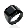 Anillo geométrico de acero inoxidable de moda europea y americana para primavera, accesorio de negocio para ir al trabajo