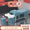 Cama de Lavado de Cabello Tailandesa, Cama Especial para Masaje Terapia de Cabeza de Salón de Belleza, Cama de Lavado de Cabello con Temperatura Constante, Lavabo de Cerámica con Fumigación y Circulación de Agua