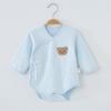 Ropa para recién nacido Primavera y Otoño manga larga funda para hombre y mujer pelele de bebé sin huesos fondo triángulo mameluco pijama