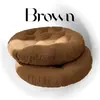 Cojín Redondo de Algodón y Lino Personalizado Transfronterizo para Meditación, Cojín Grueso para Sentarse, Futón Mat Zen para Meditación, Uso en Casa, Cojín de Asiento Tatami para Sentarse a Largo Plazo