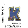 Adesivos de Tecido Bordados com 26 Letras em Inglês, Adesivos de Patch, Jeans Laváveis Sem Costura, Patches para Decoração de Roupas, Adesivos para Bagagem