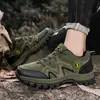 Zapatos Deportivos para Hombre sin Cordones Agarre Antideslizante Absorción de Impactos Ligeros Transpirables Escalada de Montaña Viajes Todoterreno Zapatos Profesionales para Senderismo Hombres
