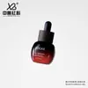 Estoque Pronto do Fabricante Frascos Quadrados e Redondos de 15ml Preto e Vermelho Degradê Frascos Conta-gotas Cosméticos Frascos de Óleo Essencial Frascos de Esmalte para Unhas de Beleza