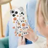Funda de Teléfono de Calabaza de Halloween, Caramelo y Fantasma para iPhone 18promax, Cobertura Completa de Lente, Carcasa Blanda, Cubierta Protectora