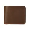 Cartera Retro de Cuero Crazy Horse para Hombre con Múltiples Ranuras para Tarjetas, Cartera de Cuero Genuino para Hombre, Cartera de Moda al por Mayor 80% de descuento