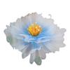Gran simulación de gasa para decoración de ventanas, escenario de flores, diseño de actividades, decoración de jardín, simulación de flores grandes, traje al por mayor