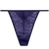 Calcinha Fio Dental de Renda Europeia e Americana Calcinha T de Malha Transparente de Um Fio Sexy Lingerie Sexy Exportação Fábrica Fonte Modelo Quente