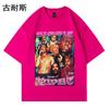 Moda callejera europea y americana para hombre de eBay transfronterizo Ropa de rapero Camiseta de manga corta para hombre Corta de alta calle europea y americana Twish Comercio exterior Venta al por mayor