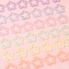 Acrílico luminoso flash fino oco estrela de cinco pontas acessórios feitos à mão DIY brincos joia de orelha pulseira pingente saco de material