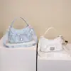 2026 Bolsa Pequena Transversal Plissada Leve para Estudantes Estilo Desenho Animado de Menina Bolsa de Ombro com Cordão Bolsa de Mão para o Trabalho Sob o Braço Bolsa Feminina