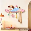 Fábrica de Origem Estilo Creme Desenho Animado Cabide de Entrada Gancho Decorativo Criativo Cabide de Casaco e Chapéu para Trás da Porta Venda por Atacado