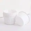 Forminhas para Muffin, Forminhas Revestidas, Forminhas de Papel para Assar Resistentes a Altas Temperaturas, Forminhas de Papel para Cupcake à Prova de Óleo, Forminhas Descartáveis Brancas com Borda Enrolada para Bolo