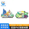 Souvenirs Personalizados com Características Chinesas Cenários Turísticos de Cidades Souvenirs de Viagem Originais Xinjiang Xiamen Chongqing Kunming