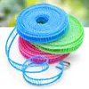 Tendedero Antideslizante Estilo Valla Sin Taladro, Tendedero de Viaje Grueso de Nylon a Prueba de Viento para Secar Sábanas y Ropa, Tendedero Multifuncional