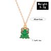Collar de rana nuevo para niños transfronterizo colgante de aleación accesorios de joyería diy venta al por mayor de fábrica