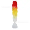 Fibra química de tres colores, cuatro colores, cinco colores, degradado, seda de alta temperatura, trenza grande, trenza jumbo, trenza burbuja, material para trenzas de cabello