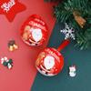 Caja de hojalata esférica para regalo de Navidad, caja de hojalata para bodas, caja de dulces para jardín de infantes, caja de hojalata, decoración de Nochebuena