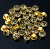 Pedras de Strass de Vidro Cristal para Costura à Mão, Pedras de Strass com Borda Decorativa Anti-Risco, Botões, Abotoaduras, Materiais de Acessórios para DIY de Vestido de Casamento, 36 Peças
