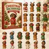 Calendário do Advento de Natal 2026 Calendário do Advento Dachshund de Natal Caixa Surpresa