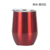 Taza para cáscara de huevo de acero inoxidable 340 taza de barriga grande en stock al por mayor con tapa para el trabajo taza para beber para el trayecto 360ml gran capacidad