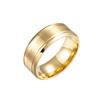 Xinghe cross-border venda quente 8mm aço inoxidável fosco duplo bisel simples anel masculino Amazon joias fornecimento