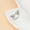 Anillo de Alas de Ángel Japonés y Coreano Transfronterizo Moda Alas Incrustadas de Diamantes Apertura Ajustable Anillo para Dedo Índice Listo para la Venta