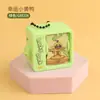 Máquina de Animación de Flip Book Creativa Libro de Respuestas Llavero con Texto Inspirador Colgante para Estudiante Colgante para Bolso Pequeño Regalo