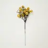Decorações de Natal Transfronteiriças Frutas de Natal Romã Fruta Flor Artificial Fio de Frutas Douradas Estacas Material Artesanal Decoração