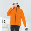 Ropa de trabajo impermeable con capucha tres en uno, uniforme de equipo, chaqueta para empleado, prenda exterior ligera de primavera y otoño