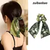 Novo Scrunchie de Fita Rosa Selvagem Van Gogh Céu Estrelado Cetim Pintura a Óleo Laço Prendedor de Cabelo Faixa de Cabelo Corda de Cabelo Acessórios de Cabelo