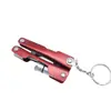 Directamente del fabricante: Pinzas Linterna Mini Roja para Electroforesis, Pinzas Mini con Luz LED, Pinzas Plegables Multifuncionales, Color Plateado