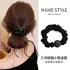 Elástico de cabelo para rabo de cavalo alto, scrunchie estampado de leopardo, elástico de cabelo, sem apertar, elástico de cabelo que não marca, atacado do fabricante