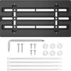Suporte universal para placa de licença dianteira de carro suit 12x 6 polegadas moldura de carro tag com 6 parafusos e kit de chave