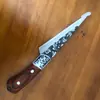 Cuchillo de Carnicero Forjado, Cuchillo para Huesos de Acero Inoxidable, Cuchillo para Cortar Carne con Cabeza de Acero Tallada, Cuchillo Pelador, Cuchillo para Sacrificar Cerdos, Cuchillo Divisor