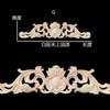 Venta al por mayor Dongyang talla de madera pieza de flor estilo europeo talla de madera flor de esquina calcomanías de madera maciza decoración de pared de fondo flor de puerta tallada madera estilo europeo
